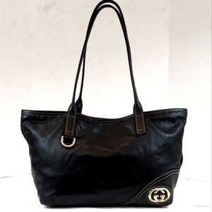 Gucci Britt Leather Tote Bag Excellent Condition!